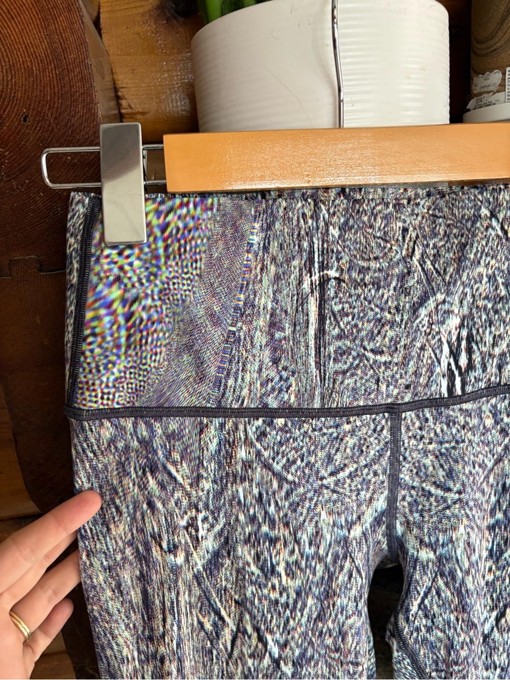 lululemon athletica Multicolor Abstract Pattern High-Rise Leggings